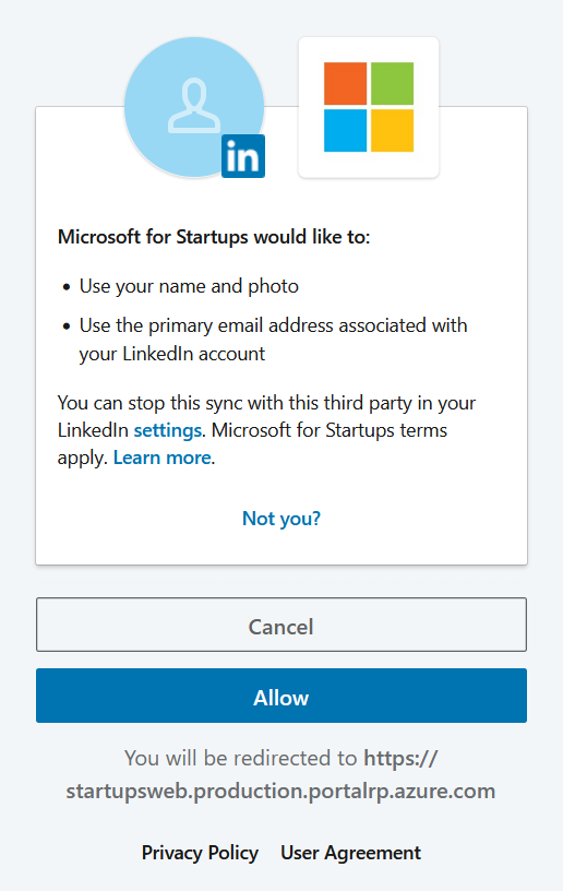 LinkedIn Allow