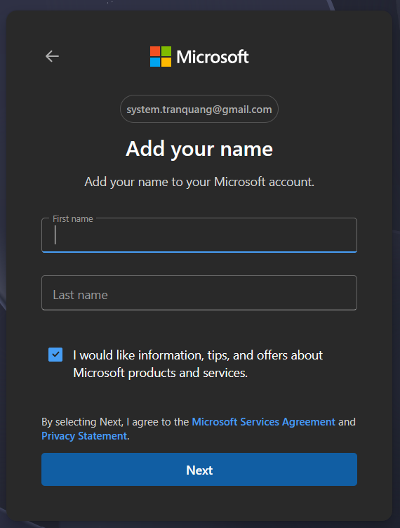Add name